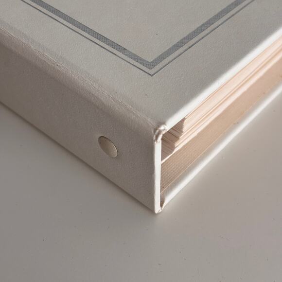 Vintage 1980s Wedding Organizer Binder CR Gibson 3-Ring White Bride Planner - Picture 9 of 11